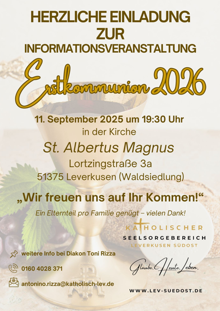 Erstkommunion 2026