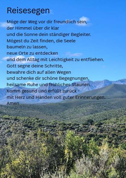 Reisesegen 2025 (c) S. Albers
