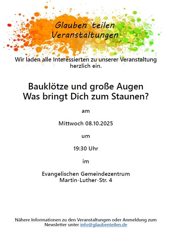 glauben teilen