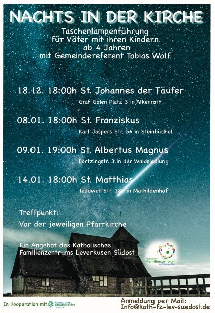 nachts in der Kirche