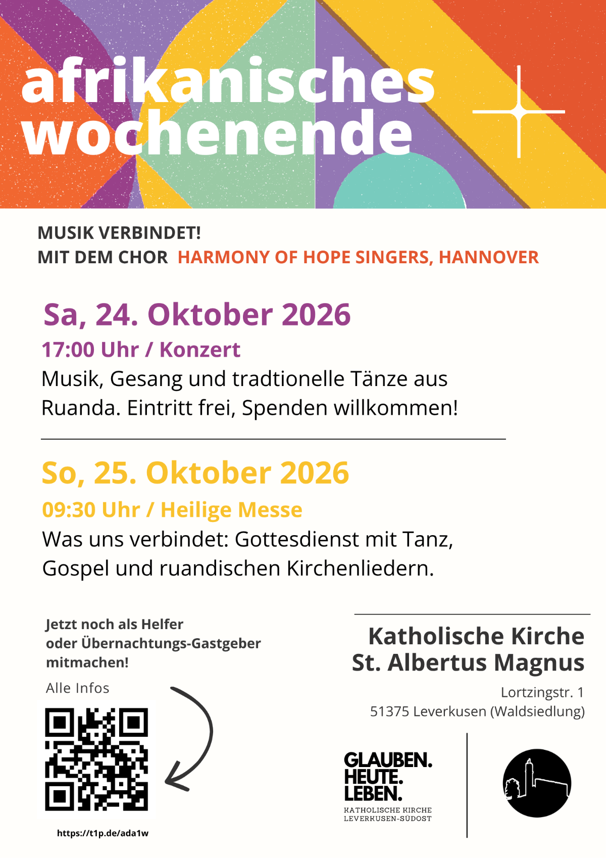 plakat-afrikanisches we-final (c) Voss/Leverkusen Südost