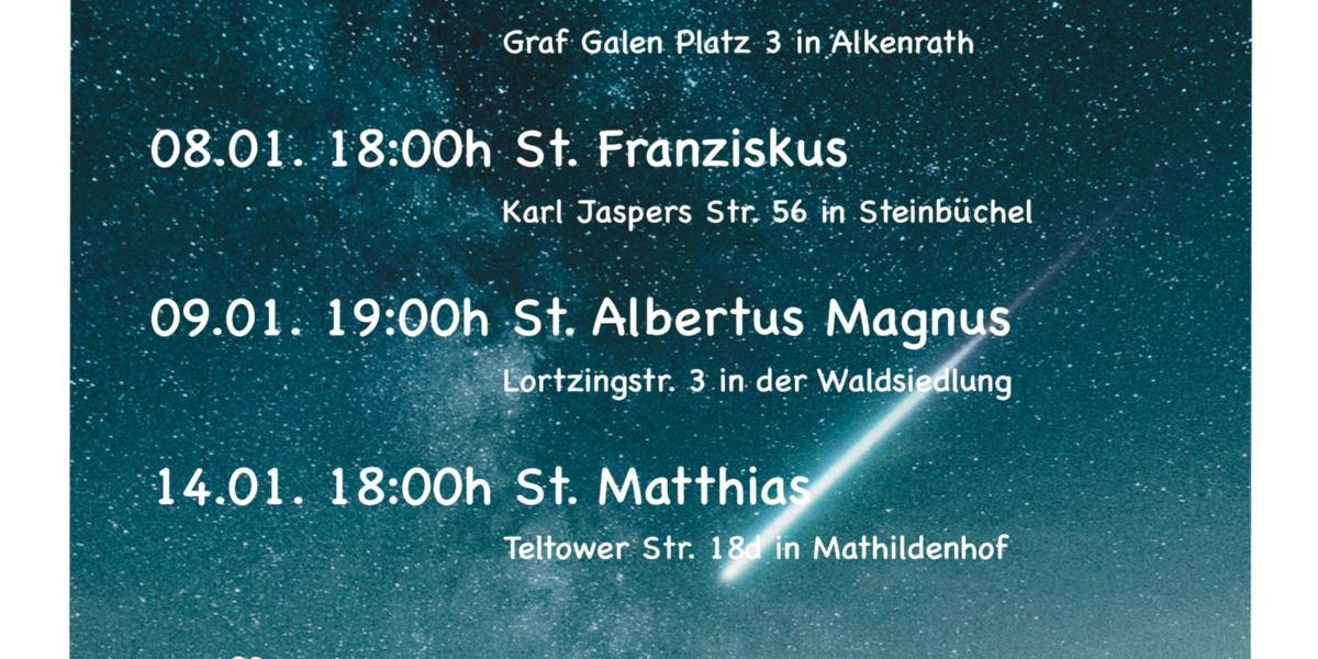 Nachts in der Kirche